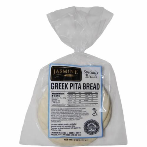Jasmine Bakery Greek Pita Bread, 8 oz Kroger