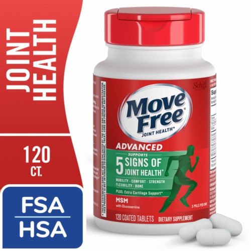 Move Free Joint Health Advanced Plus MSM Tablets, 120 ct - Fry's Food Stores