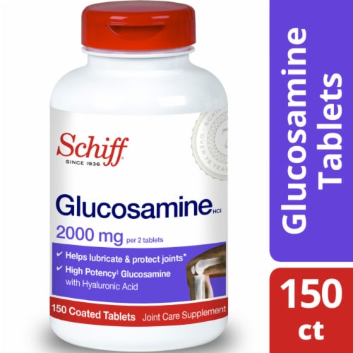 Schiff Glucosamine Joint Health Coated Tablets 2000mg Perspective: front
