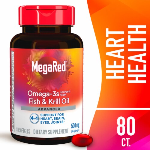 Schiff MegaRed 4 in 1 Omega-3s Value Pack Softgels 500mg Perspective: front