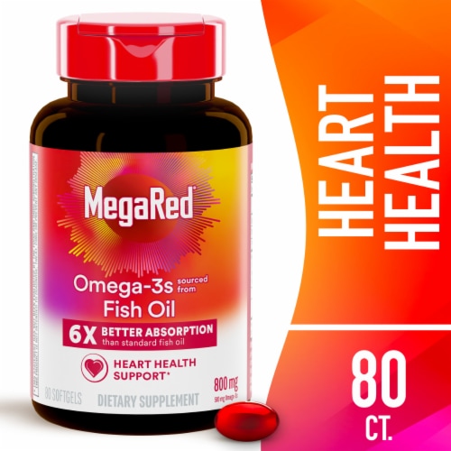 Schiff  MegaRed® Advanced Triple Absorption Omega-3s Perspective: front