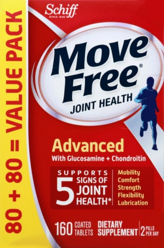 Move Free Advanced Joint Health Coated Tablets Perspective: front