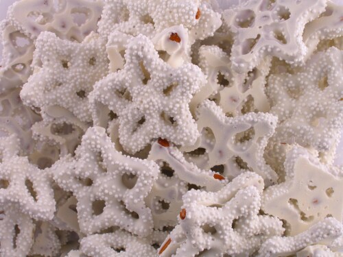 Pretzel Yougurt Snowflakes - Clamshell Perspective: front
