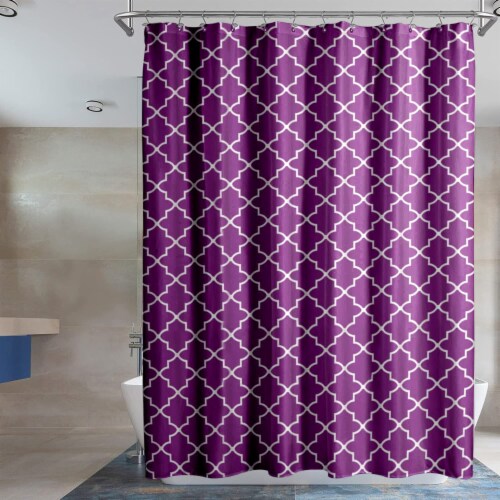 Water-Proof Printed Peva Shower Curtain 1-Pack Print Perspective: front
