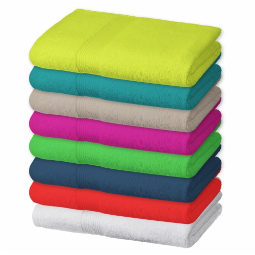 Super Absorbent 100% Cotton 54 x 27 Hotel Beach Bath Towels green