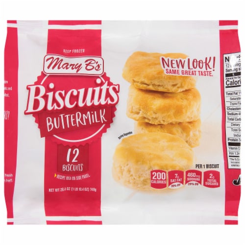 Mary B's® Buttermilk Frozen Biscuits Perspective: front