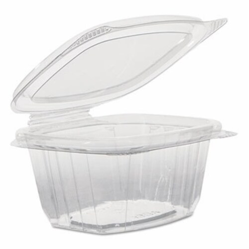 Gen-Pak 6 Ounce H-L Deli Containers Perspective: front