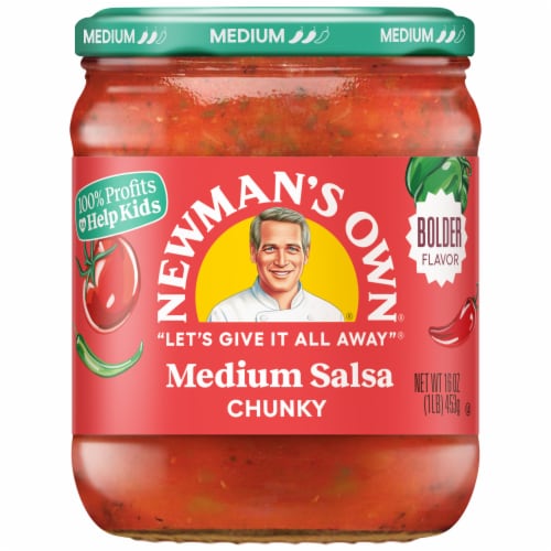 Newman's Own Medium Salsa Perspective: front