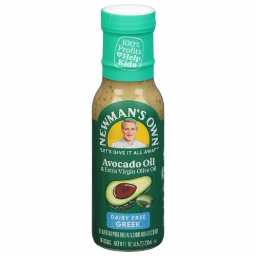 Newman's Own Dairy Free Greek Dressing Perspective: front