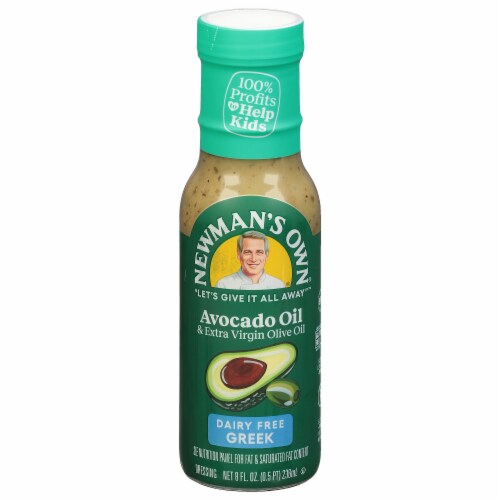 Newman's Own Dairy Free Greek Dressing Perspective: front