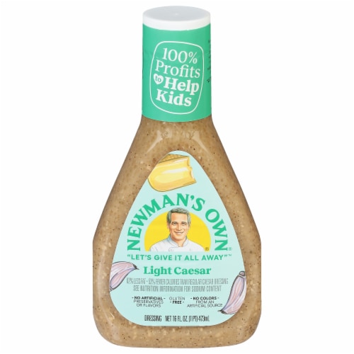 Newmans Own Light Caesar Salad Dressing Perspective: front