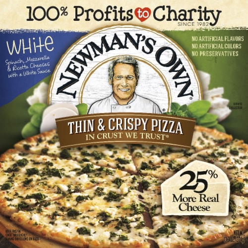 Newman's Own White Pizza Perspective: front