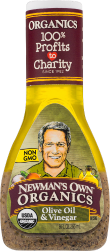 Newman's Own Organic Olive Oil & Vinegar Dressing Perspective: front