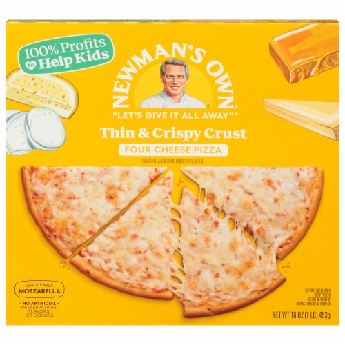 Newman's Own Thin and Crispy Crust Four Cheese Pizza Perspective: front