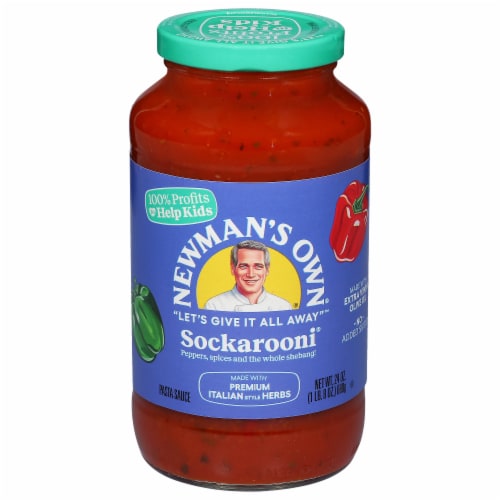 Newman's Own Sockarooni Pasta Sauce Perspective: front