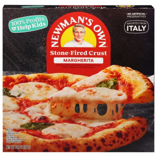 Newman’s Own® Margherita Stone Fire Crust Frozen Pizza Perspective: front