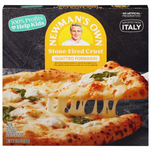 Newman's Own Quattro Formaggi Stone Fired Crust Frozen Pizza