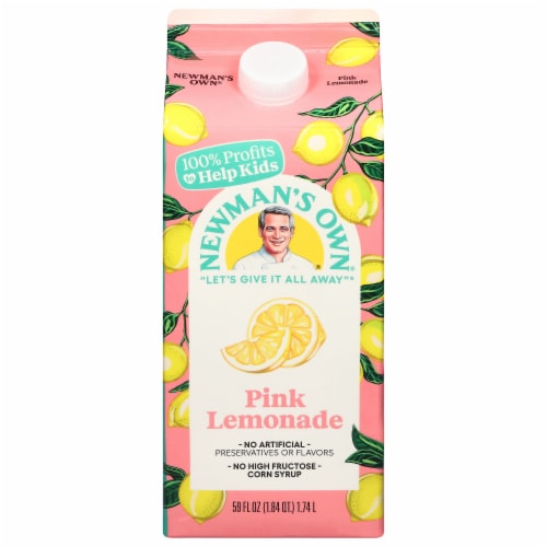 Newmans Own Pink Virgin Lemonade Juice Drink 12 Gal Frys Food Stores