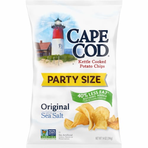 Cape Cod® Less Fat Original Kettle Potato Chips Party Size