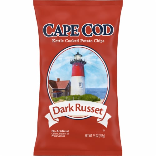 Cape Cod Potato Chips Russet Kettle Chips Perspective: front