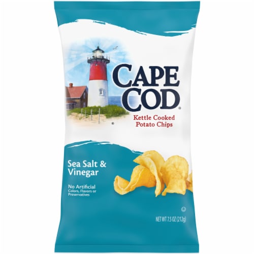 Cape Cod® Sea Salt & Vinegar Kettle Cooked Potato Chips, 7.5 oz - Jay C ...