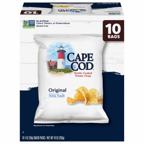 Cape Cod® Original Sea Salt Kettle Cooked Potato Chips Perspective: front
