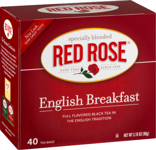 Red Rose English Breafast Tea Perspective: front