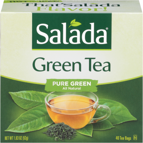 Salada Pure Green Tea Bags Perspective: front