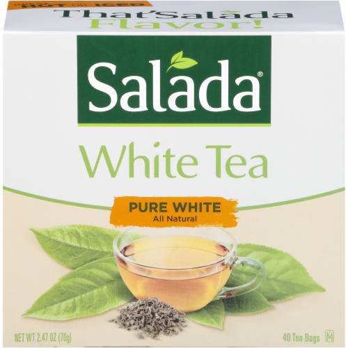 Salada All Natural Pure White Tea Bags Perspective: front