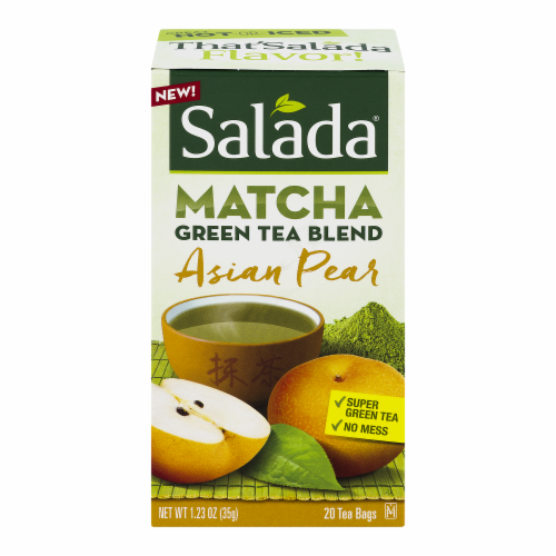 Salada Asian Pear Matcha Green Tea Blend Perspective: front