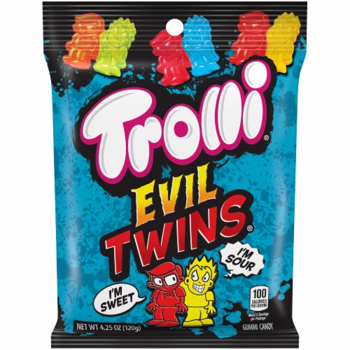 Trolli Evil Twins Gummi Candy Perspective: front