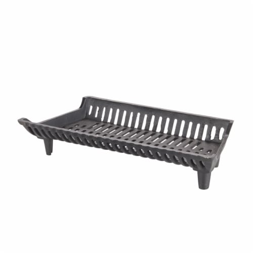 Liberty Foundry G27-BX Cast Iron Grate for Small Fireplaces & Franklin Stoves Perspective: front