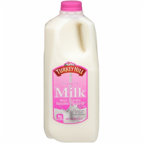 Turkey Hill 1% Low Fat Milk Perspective: front