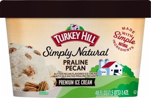 Turkey Hill® Simply Natural Praline Pecan Ice Cream Perspective: front