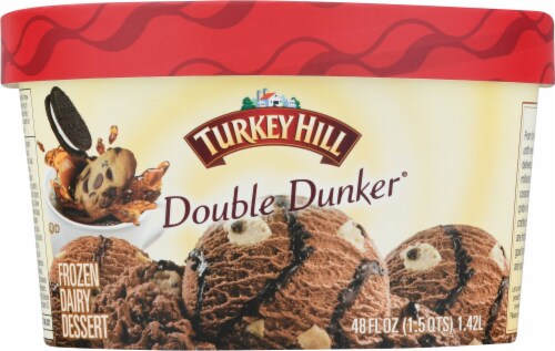 Turkey Hill® Double Dunker Frozen Dairy Dessert Tub Perspective: front