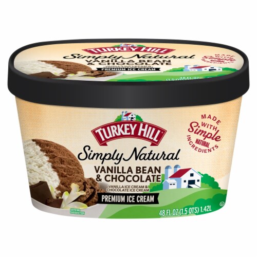 Turkey Hill® Simply Natural Vanilla Bean & Chocolate Ice Cream Perspective: front