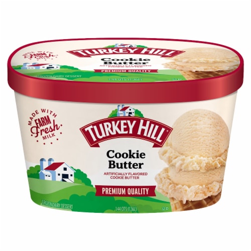 Turkey Hill® Cookie Butter Premium Ice Cream Perspective: front