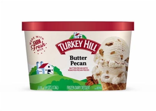 Turkey Hill® Butter Pecan Premium Ice Cream Perspective: front