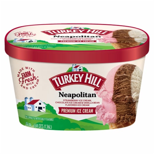 Turkey Hill Neapolitan Ice Cream Tub, 46 oz - Foods Co.