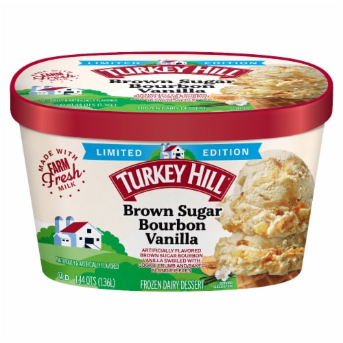 Turkey Hill® Brown Sugar Bourbon Vanilla Ice Cream Perspective: front