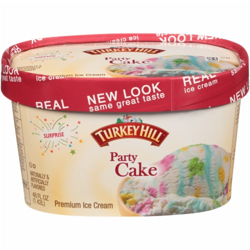 Turkey Hill® Party Cake Premium Ice Cream Perspective: front