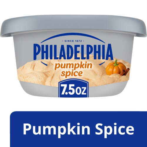 Philadelphia Pumpkin Spice Cream Cheese Spread Perspective: front
