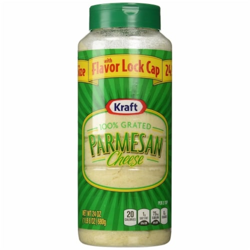 Kraft 100 Grated Parmesan Cheese 24 Ounce 1 unit QFC