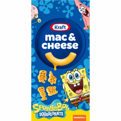 Kraft Mac & Cheese Macaroni and Cheese Dinner SpongeBob SquarePants, 5.5 oz  - Kroger