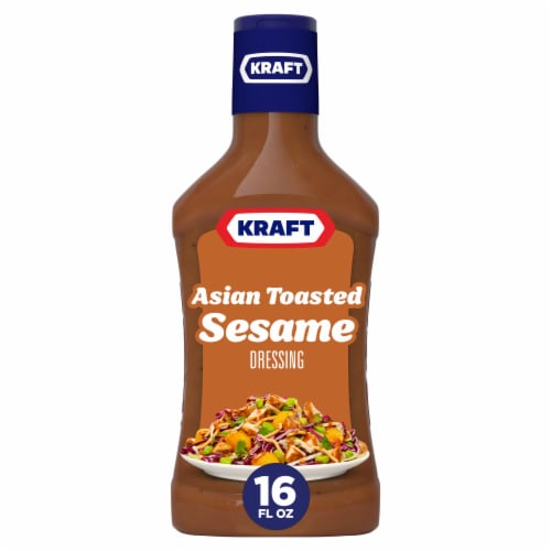 Kraft Asian Toasted Sesame Salad Dressing Perspective: front
