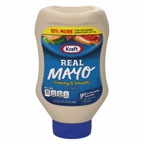 Kraft Creamy and Smooth Mayonnaise Perspective: front