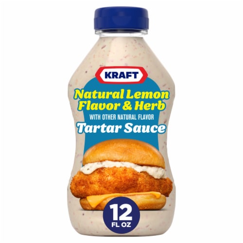Kraft Tartar Sauce with Natural Lemon Flavor & Herb Perspective: front