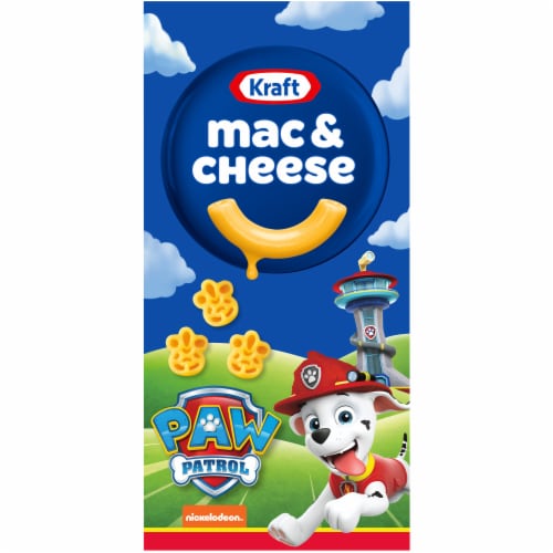 Kraft Mac N Cheese Macaroni and Cheese Dinner with Nickelodeon Paw Patrol Pasta Shapes Perspective: front