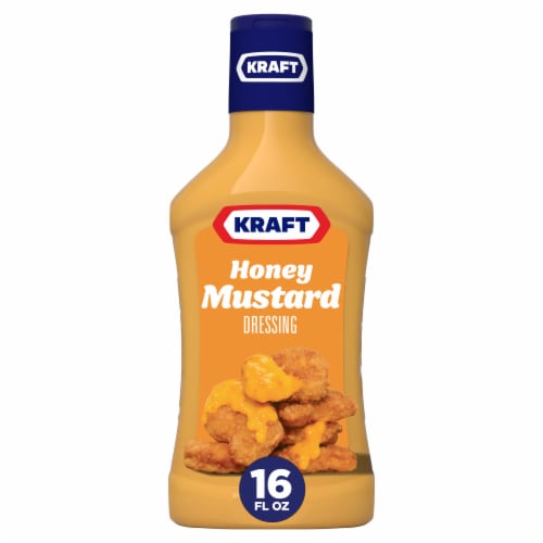 Kraft Honey Mustard Salad Dressing Perspective: front