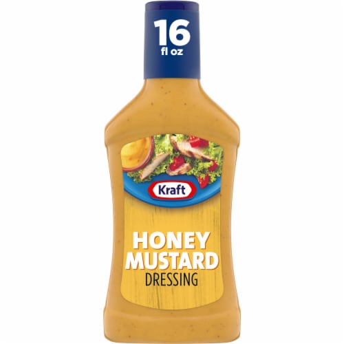 Kraft Honey Mustard Salad Dressing Perspective: front